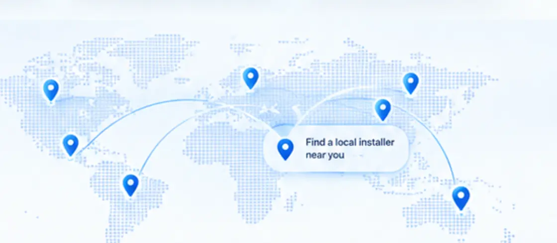 JOOBER installer network map illustration